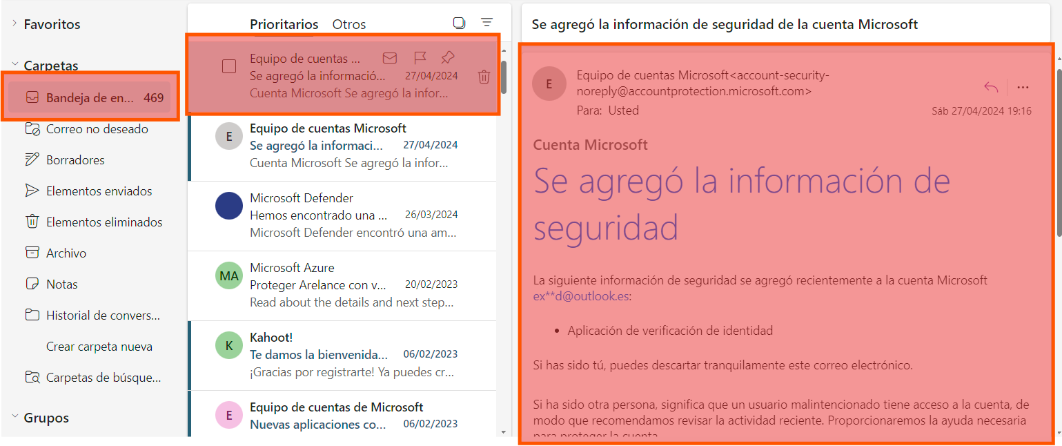 Leer correos
